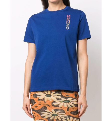 Logo Loose Electric Blue Kenzo T-shirt