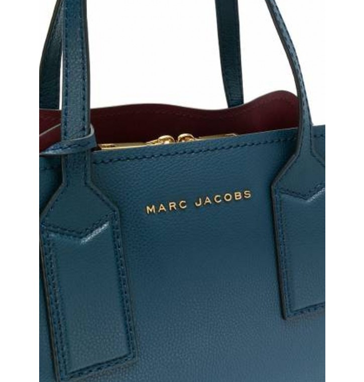 Marc Jacobs The Editor Blue Sea Leather Tote Bag