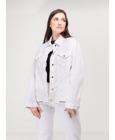 White LORENA ANTONIAZZI Denim jacket